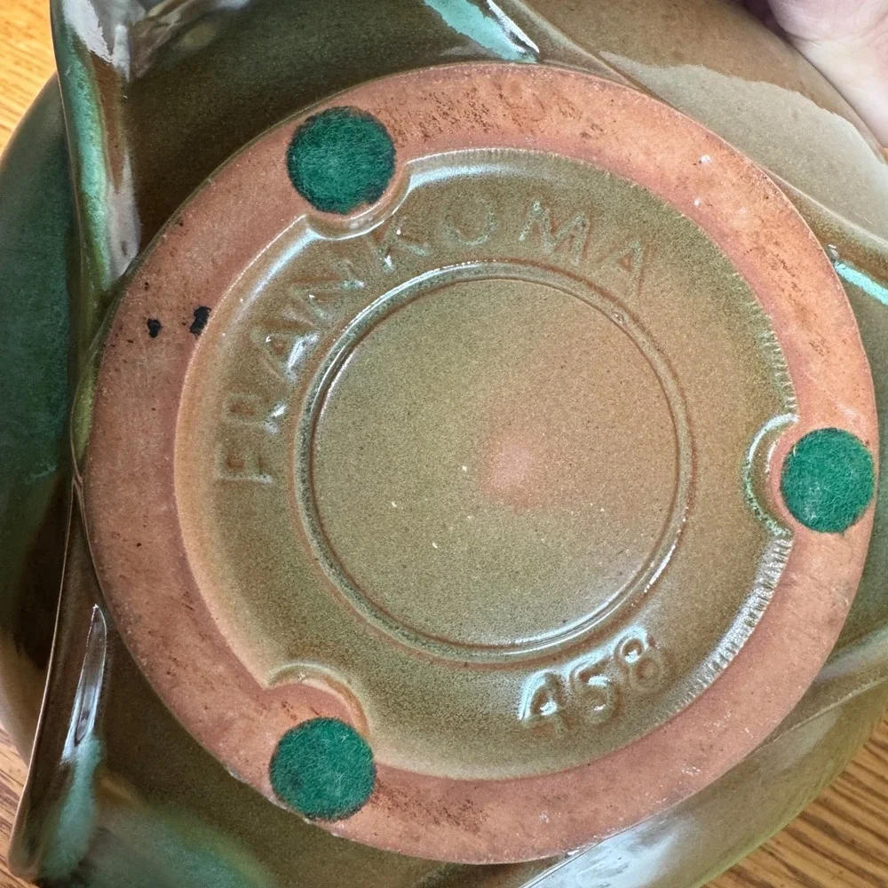 Vintage FRANKOMA Pottery CAN-TEX INDUSTRIES‎ Ashtray 458